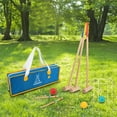 thumbnail image 5 of TOOKYLAND Kids Wooden Croquet Set - 17pcs - 4 Player Game Set with Carry Bag, Ages 3+, 5 of 5