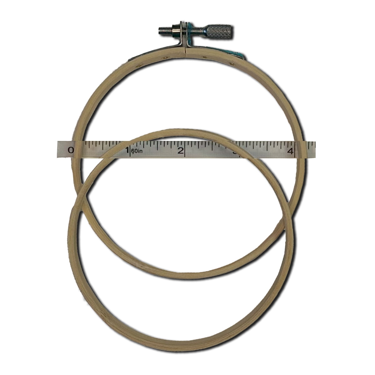 (6 pack) Janlynn 4 inch Durable  Bamboo Embroidery and  Quilting Hoop