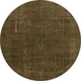 thumbnail image 1 of Ahgly Company Indoor Round Abstract Bakers Brown Abstract Area Rugs, 4' Round, 1 of 6