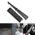 thumbnail image 1 of Gancho de limpieza de neumáticos de coche plegable Martillo de seguridad de emergencia Removedor de piedras portátil Negro Sharpla Gancho de limpieza de neumáticos de coche, 1 of 8