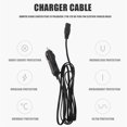 thumbnail image 3 of 2m 12V Replacement Car Cooler Box Fridge Cigarette Lighter 2 Pin Charger Cable, 3 of 8