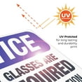 thumbnail image 6 of Safety Glasses Are Not Required At This Work Station SIgn , OSHA Sign, 24x36 Corrugated Plastic, 6 of 7