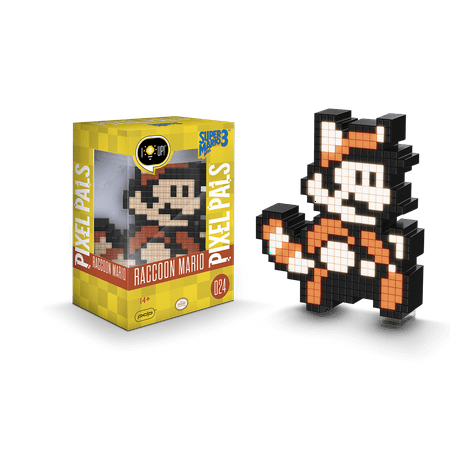 PDP Pixel Pal Raccoon Mario, Super Mario Bros. 3, 878-032-NA-TNM