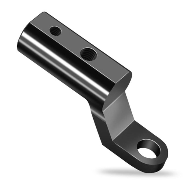 Adaptador de soporte de teléfono de aleación de aluminio para montaje de espejo retrovisor para bicicleta de motocicleta DQrwqpou Accesorios para bicicletas
