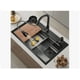 thumbnail image 4 of Fregadero Premium De Cocina De Acero Inoxidable Con Accesorios Para Instalacion 68 Cm X 45 Cm X 20 Cm, 4 of 5