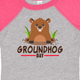 thumbnail image 4 of Inktastic Groundhog Day with Cute Groundhog Illustration Boys or Girls Baby Bodysuit, 4 of 5