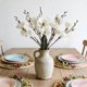 thumbnail image 4 of Decoraciones para el Día de los Caídos, Decoraciones para el 4 de Julio, Decoración de flores artificiales de primavera, Rama de flores Ideal para bodas, hogar, mesa, festivales, fiestas en pueblos y, 4 of 6