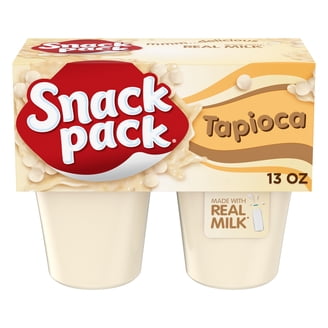 Snack Pack, Tapioca Pudding, 3.25 oz, 4 Count, Classic Vanilla