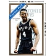 thumbnail image 3 of NBA San Antonio Spurs - De'Aaron Fox Feature Series 25 Wall Poster, 22.375" x 34" Framed, 3 of 5