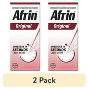 (2 pack) Afrin Original 12 Hour Nasal Congestion Relief Spray - 30 ml