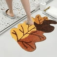 thumbnail image 5 of Maple Leaf Pumpkin Theme Rug Home Bedroom Non Slip Bedside Bathroom Mat Skidproof Floor Carpet Seasonal Decor, 5 of 6