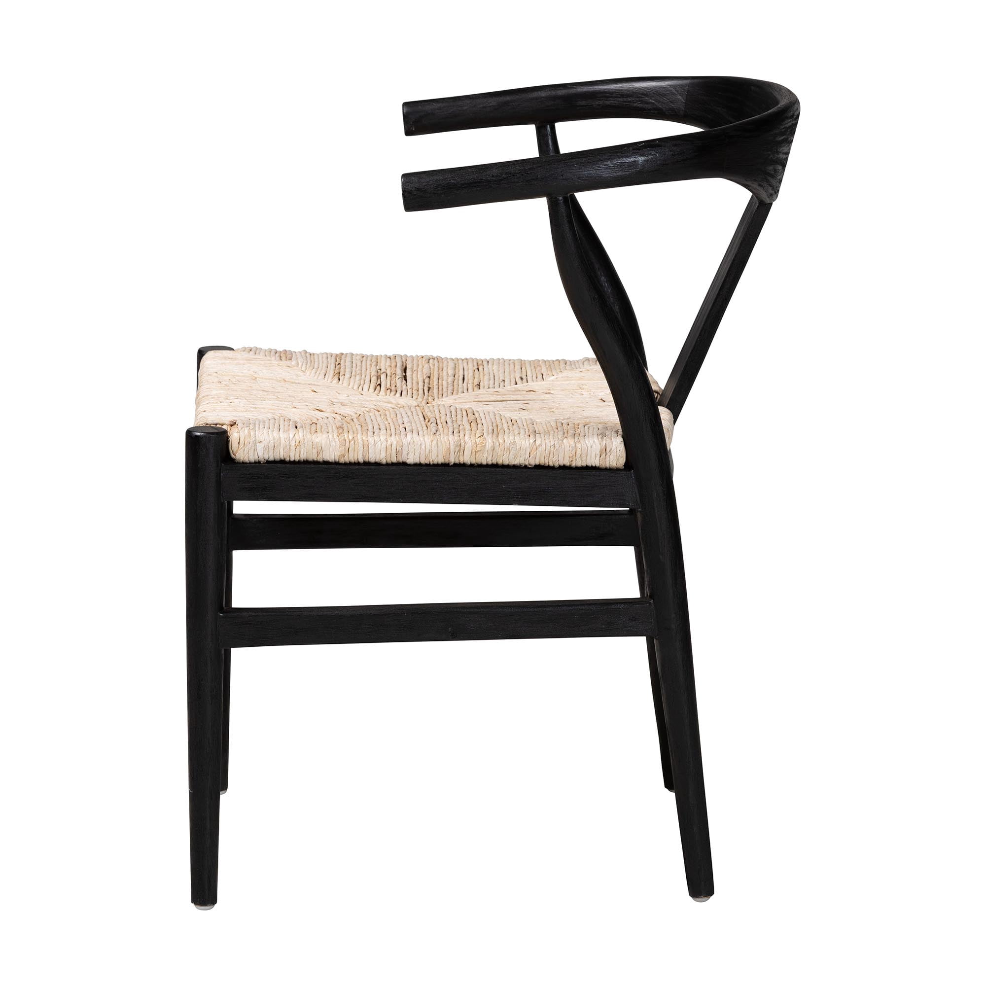 bali & pari Fika Boho Dining Chair, Black