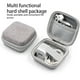 thumbnail image 5 of Bolsa de auriculares inalámbricos Estuche de transporte Auriculares compatibles con Bluetooth Organizador de auriculares Viajes Senderismo Almacenamiento y organización del hogar rectángulo gris Cateissary HA067636-05, 5 of 6