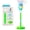B_Blue, variant on Outdoor LED Bubble Machine with Remote Control – Rechargeable Automatic Bubble Blower for Garden, Camping, Parties, Weddings – Adjustable Height, Music & Lights, 1 Set(50ML)