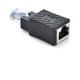 thumbnail image 3 of Adaptador Ethernet Cat5E/Cat6 Rj45, paquete de 2 adaptadores Ethernet macho a hembra Rj45/8P8C de ángulo recto de 90 grados compatible con Cat6/Cat5E (Ad, 3 of 4
