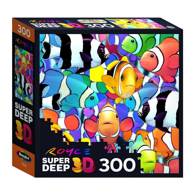 Cra-Z-Art Royce Super Deep 3D 300-Piece Clownfish Magic II Adult