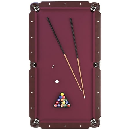 Fat Cat Reno 7.5' Billiard Table with Play Package - Burgundy