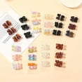 thumbnail image 2 of HOOUN 1.5cm 12Pcs/Set Small Hair Claw Clips Plastic Mini Hairpins for Womens Headwear-6, 2 of 7