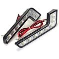 thumbnail image 2 of 2 x 8 DRL LED Style 12V Car Daytime Running Lights Headlights Fog Lights White, 2 of 5