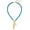 Turquoise Strand, variant on Chunky Gold Fish Pendant Necklace For Women Long Silk Scarf Turquoise Strand Necklace With Fish Pendants Boho Beach Shell Statement Necklaces