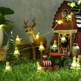 thumbnail image 4 of Christmas Tree Shaped String Lights, 20 LED Christmas Fairy Lights, Battery Powered Warm White Christmas Trees String Lights for Christmas Tree Window Home Decor - Christmas Tree, 4 of 6