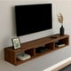 thumbnail image 1 of Estante Repisa Tv Flotante Soporte Minimalista 3 Divisiones Color Madera, 1 of 5