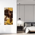 thumbnail image 5 of ZHONGYUTONG African American Wall Art 3 Piece Black Women Pictures Gold Crown Paintings Sunflower Queen Canvas Print for Living Room Home Office Framed (16.00" x 24.00" x 3PCS), 5 of 6