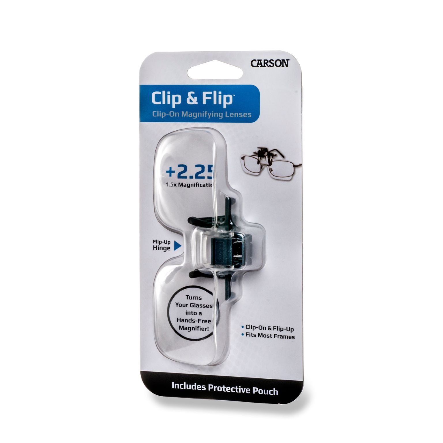 NEW Clip On Binocular Magnifiers.2-1/2x's Magnifying Lenses.Hands Free.Flip Up 