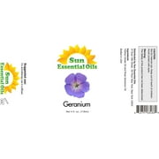 Sun Essential Oils 4oz - Geranium Essential Oil - 4 Fluid Ounces