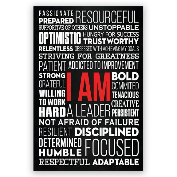 Inspirational Quotes Wall Art High School Funny Classroom Posters Motivational Wall Decor Print for Home Office Bedroom Classroom Men Boys Teens