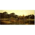 thumbnail image 1 of Ceramic Tile Mural-Gustave Dore Landscapes Painting 266. 42" w x 18" h using (21) 6 x 6 ceramic tiles, 1 of 3