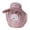 Pink, variant on Women's Polka Dot Sheer Mesh Sun Hat, Breathable Full Face Neck Cover Adjustable Outdoor Farm Cap Pink