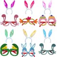 thumbnail image 1 of Easter Ears Headbands Plush Easter Rabbit Ear Hairband For Holiday Kid's Easter Birthday Halloween Party, 1 of 9