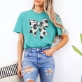 thumbnail image 3 of Soccer Coquette Bow Shirt for Women and Teens Soccer Season Oversized Tee for Player Coach Fan Seafoam Shirt Adult 2X-Large, 3 of 4