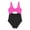 Black, variant on FJUCHAI 2-12Y Big Girls Jumpsuit Swimsuit Bikini Kids Spaghetti Straps Swimwear Youth Quick Dry One-Piece Bathing Suit