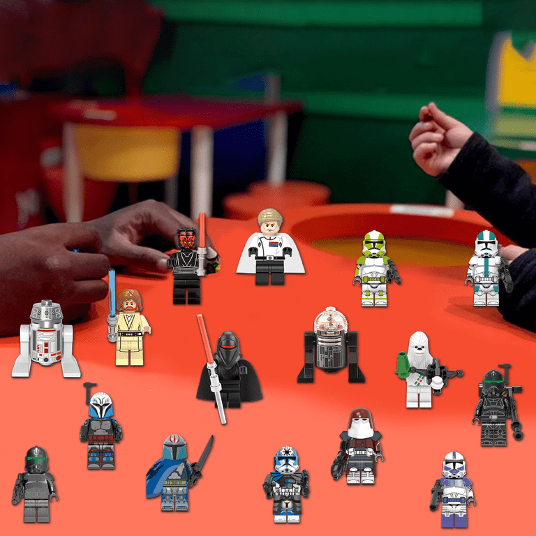 16 Pcs Star Wars Building Blocks Action Figures Battle Droids with