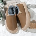 thumbnail image 5 of Willtoo Womens Winter Slip On Ankle Shoes Warm Lined Waterproof Casual Snow Shoes Non Slip Chunky Sole Comfort Walking Shoes for Daily Outdoor, 5 of 6