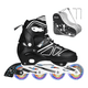 thumbnail image 1 of Patines  Bloosom En Línea Profesionales Adulto Ajustables Con Luces Negro L, 1 of 4