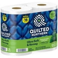 thumbnail image 2 of Quilted Northern Ultra Soft & Strong Toilet Paper 4 Rolls 328 sheet 138.49 sq ft, 2 of 4