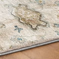 thumbnail image 5 of Addison Rugs Dream Shag Premium Machine Washable Traditional Ornate Linen Rectangle Rug, 3' x 5', 5 of 8