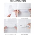 thumbnail image 5 of Jinsinto 5pcs Wall Sticker Self-adhesive Plug-in Cable Socket Organizer Power Fixer Strip Holder, 5 of 5