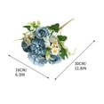 thumbnail image 2 of TACILIP Artificial Flowers, Beautiful Artificial Silk Fake Flowers Wedding Valentines Bouquet Bridal Decor Home Decoration, Gifts for Women, 2 of 6