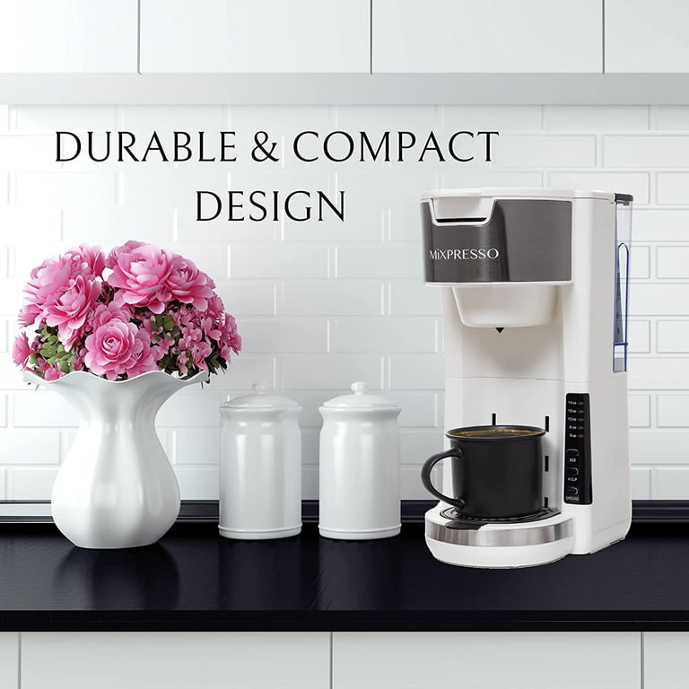 Single Cup Coffee Maker - K Cup Compatible - by Mixpresso Dark