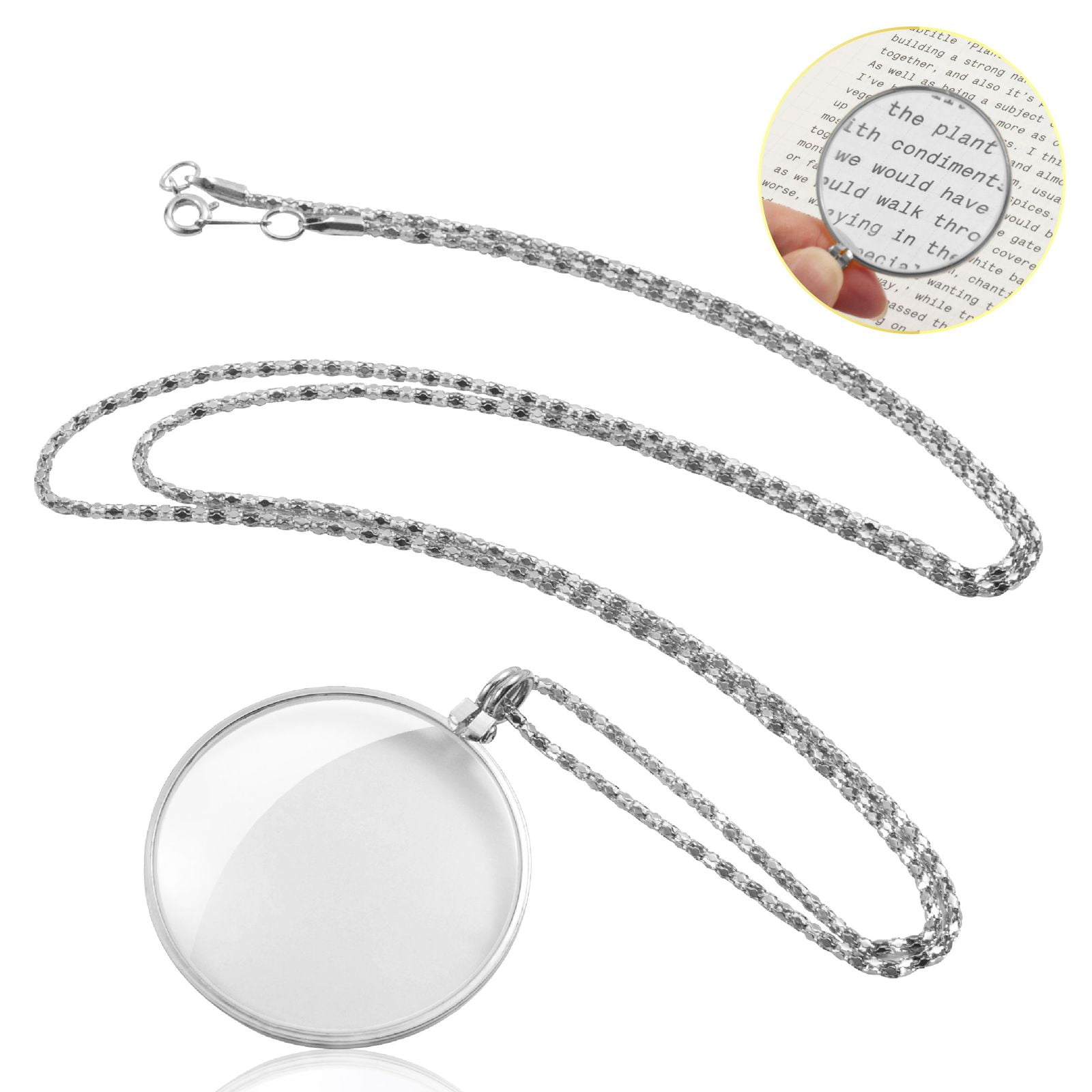  SE 36” Necklace Magnifier with 14 Diopter - MG2011SS : Health &  Household