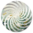 thumbnail image 2 of Designart "violet Tranquil Oasis" Abstract Botanicals Vortex Round Wall Mirror - Abstract Oval Printed Decorative Mirror - Multiple Color Options, 2 of 5