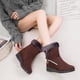 thumbnail image 4 of Invierno nuevas botas de nieve cálidas para mujer zapatos de mujer informales de tacón bajo de gamuza con cadena lateral Wmkox8yii ghj1676, 4 of 9