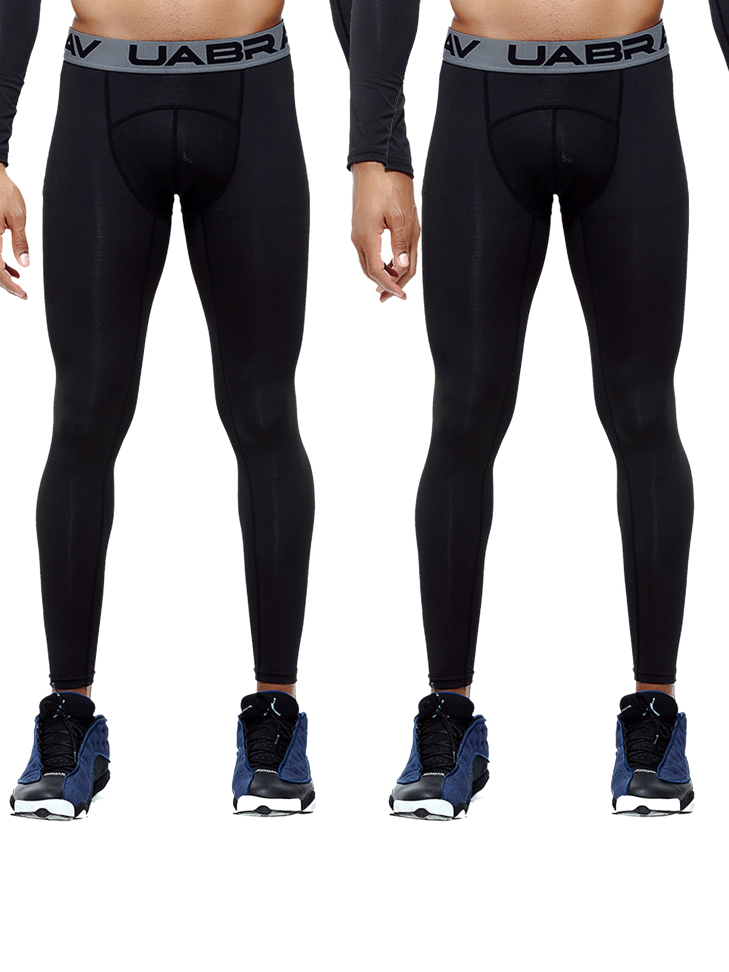 Mens Sports Workout Compression Fitness Running Base layer Tights Pants Cool Dry