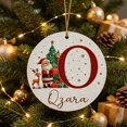 thumbnail image 2 of 2026 Christmas Home Party Decoration 26 Letters Round Acrylic Christmas Ornament Set Personalized Alphabet Round Pendant DIY Custom Christmas Tree Hanging Decorations Festive Round Pendant, 2 of 6