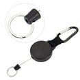 thumbnail image 5 of tooloflife Mini Retractable Key Chains Belt Badge Reel Holder Stainless Steel Clip Black, 5 of 7