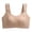 Beige., variant on Women's Plus Size Wireless Bra Lift Straps Multi Way Hook Adjustable Side Support Seamless Racerback